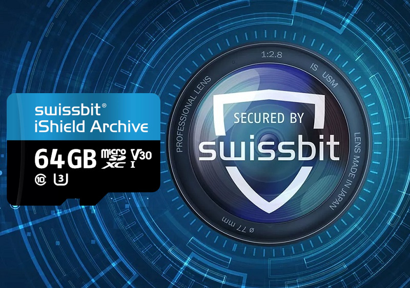 Swissbit представила индустриальные microSD-карты iShield Archive с аппаратным AES-шифрованием и контролем доступа