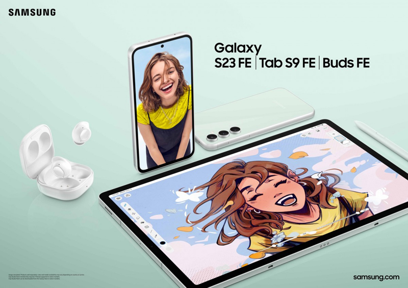 Samsung   Galaxy Tab S9 FE     TWS-   Galaxy Buds FE