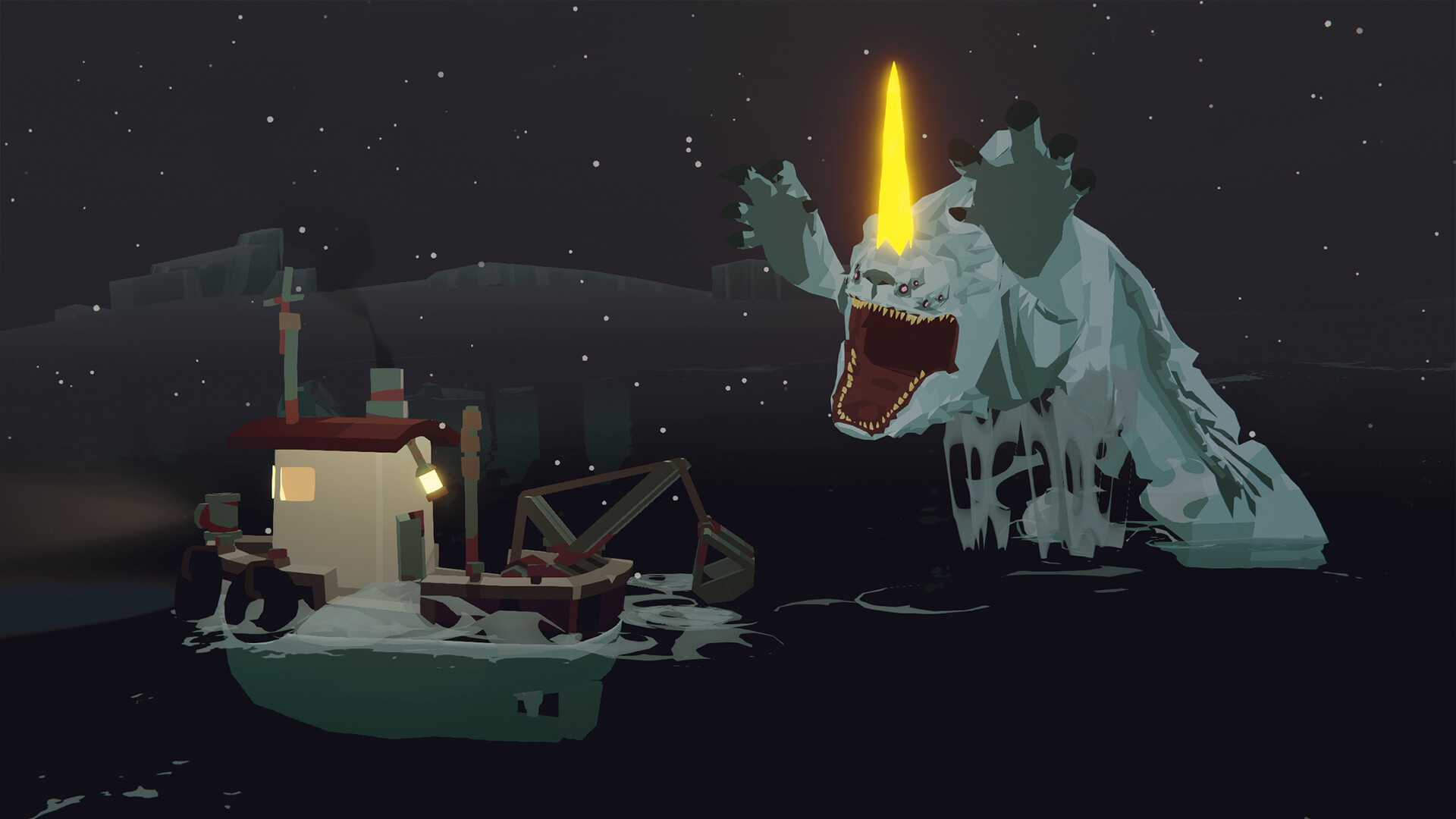 Высокооценённый рыболовный хоррор Dredge отправит игроков плавать во льдах в сюжетном дополнении The Pale Reach