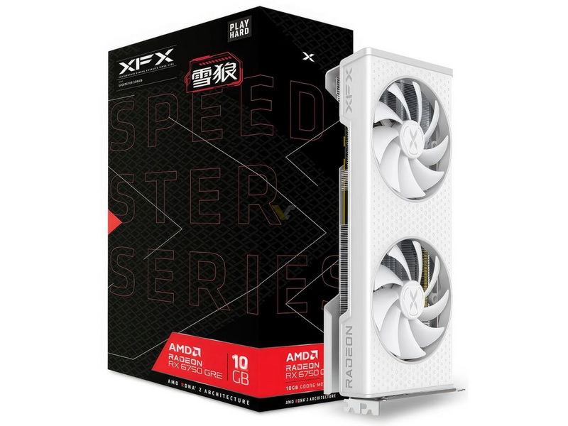 XFX представила белую Radeon RX 6750 GRE Snow Wolf с 10 Гбайт памяти