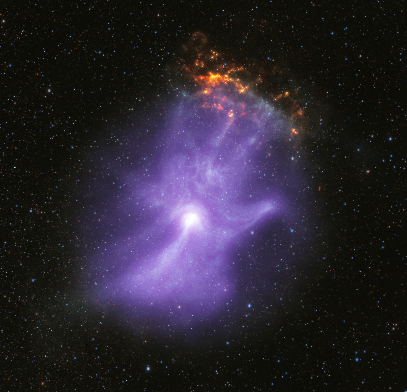 Рентгеновские телескопы запечатлели «кости» призрачной космической руки