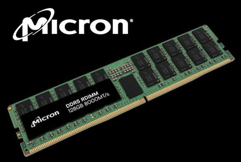 Micron представила 128-Гбайт модули DDR5-8000 на передовых монолитных чипах и поделилась планами на будущее