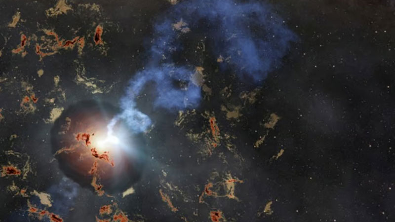 Серия беспорядочных сверхмощных вспышек в космосе поставила астрономов в тупик