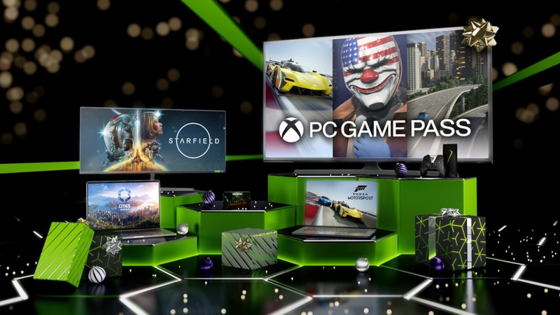 NVIDIA дарит трёхмесячную подписку на игровые сервисы Microsoft PC Game Pass и GeForce Now покупателям видеокарт GeForce RTX 40-й серии