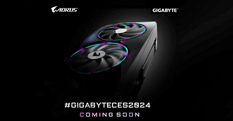 Gigabyte представит 9 января свои версии видеокарт GeForce RTX 4080 Super, RTX 4070 Ti Super и RTX 4070 Super