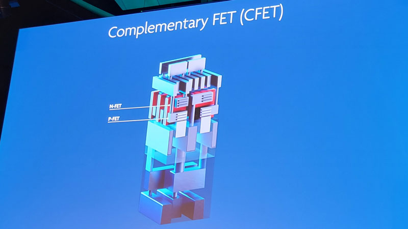 представление пары вертикально расположенных друг над другом комплементарных транзисторов. Источник изображения: Intel 