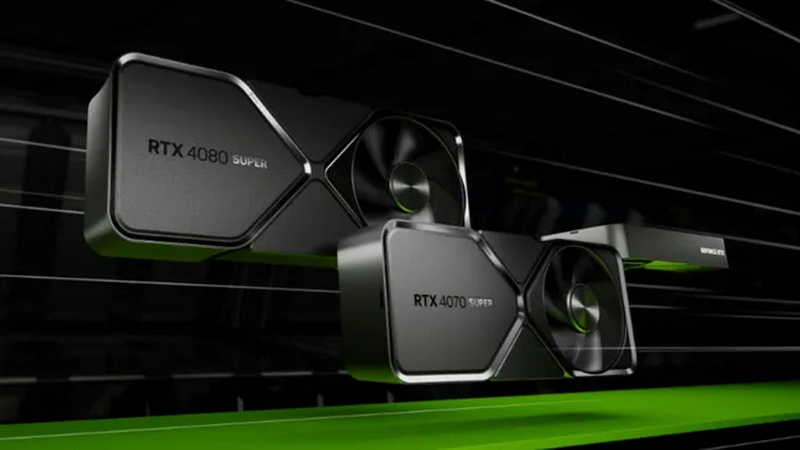NVIDIA   GeForce RTX 4080 Super, RTX 4070 Ti Super  RTX 4070 Super  $599  $999