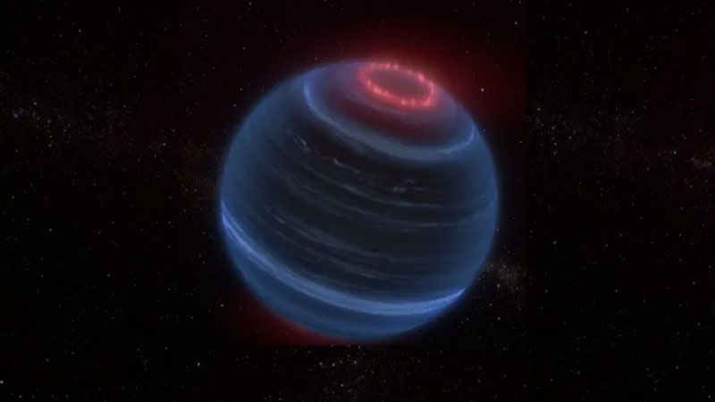 «Джеймс Уэбб» впервые в истории засёк признаки полярного сияния над несостоявшейся звездой