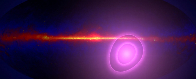  Концептуальная иллюстрация космического гамма-излучения / Источник изображения: NASA 