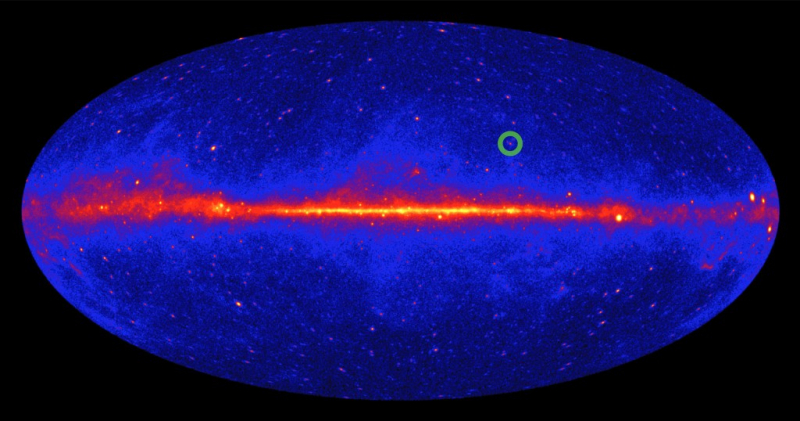  Вселенная в гамма-спектре / Источник изображения: NASA 