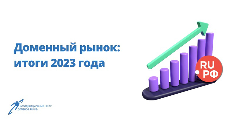 В 2023 году домены .RU и .РФ показали рекордный рост