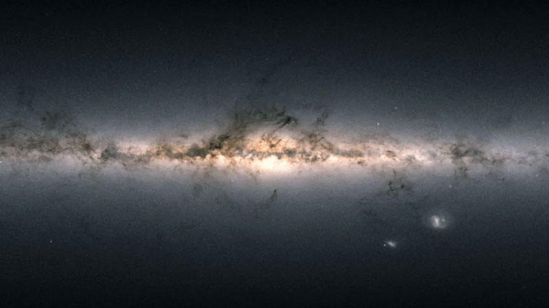  Вид на нашу галактику с Земли приборами «Гайи». Источник изображения: ESA/Gaia/DPAC 