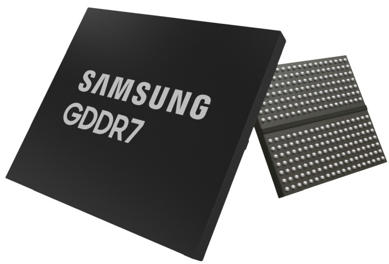 Samsung в феврале представит самую быструю в мире память GDDR7 — в 1,8 раза быстрее GDDR6X