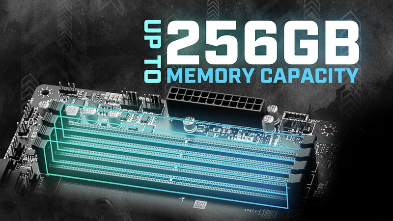 MSI добавила некоторым платам на чипсете Intel Z790 поддержку 256 Гбайт оперативной памяти