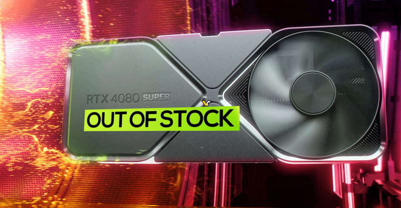 В США возник дефицит видеокарт GeForce RTX 4080 Super