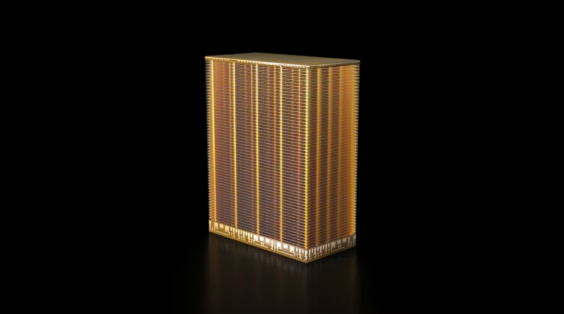  Компьютерный рендер небольшого участка 232-слойной микросхемы 3D NAND (источник: Micron) 