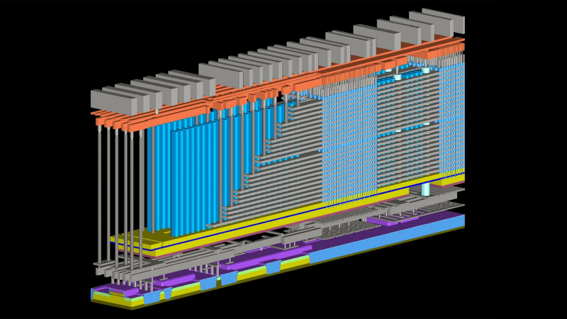  В начале 2023 г. Kioxia и Western Digital представили память BiCS 3D NAND 8-го поколения с 218 активными (содержащими ячейки собственно памяти) слоями (источник: Western Digital) 