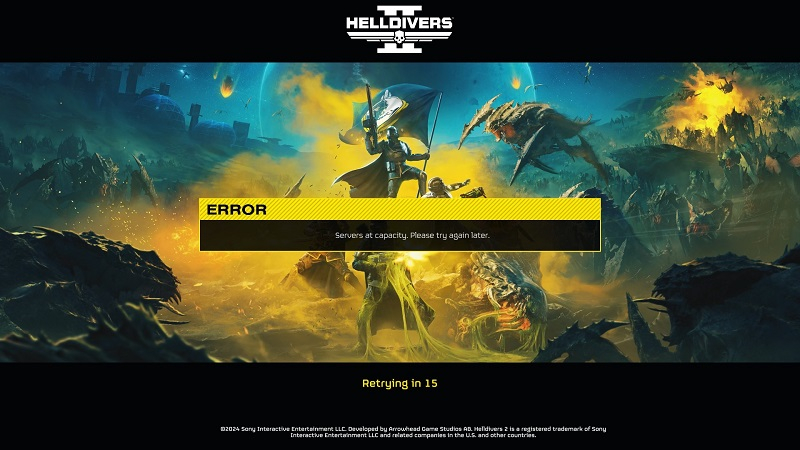  Чересчур частая картина для игроков Helldivers 2 (источник изображения: j. valentine в Steam) 