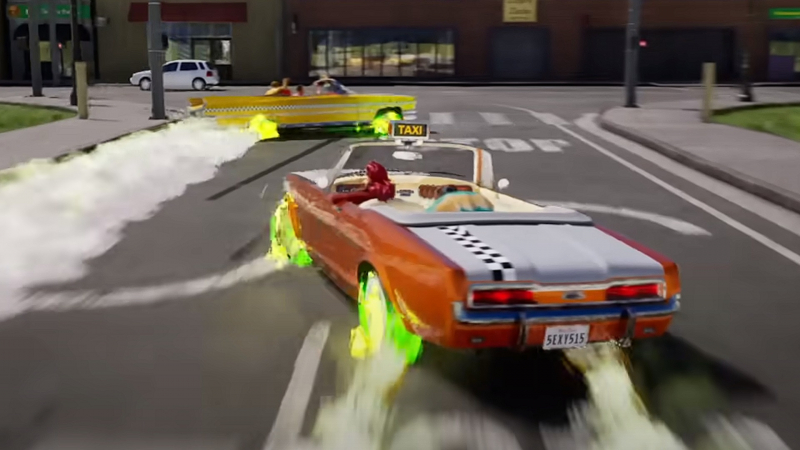  Кадр новой Crazy Taxi из анонсирующего трейлера инициативы Sega 