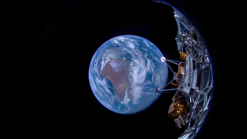  Снимок Земли вскоре после выхода модуля Nova-C в космос. Источник изображения: 