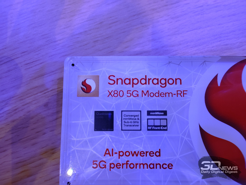 Qualcomm представила Snapdragon X80 — 5G-модем со спутниковой связью и встроенным ИИ