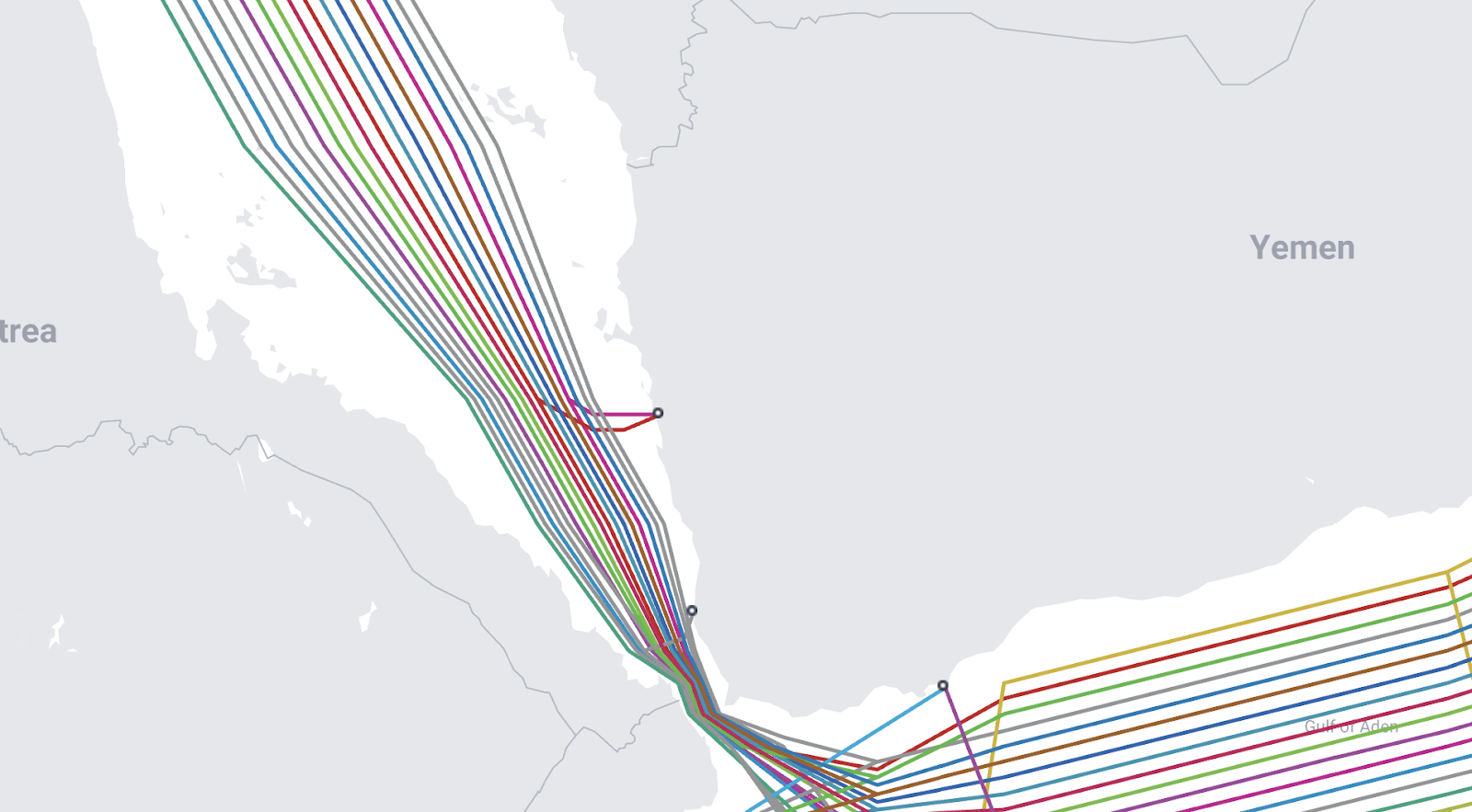 Как минимум один подводный интернет-кабель повреждён в Красном море