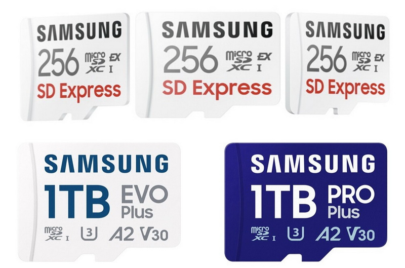 Samsung анонсировала карты памяти SD Express microSD, которые быстрее SATA SSD