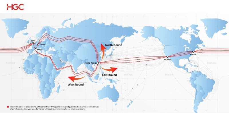 Из-за повреждения подводных интернет-кабелей в Красном море сократился трафик между Азией и Европой