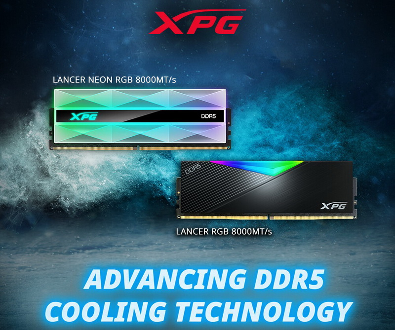 ADATA представила покрытие для высокоскоростных модулей памяти DDR5, которое снизит их температуру на 10 %