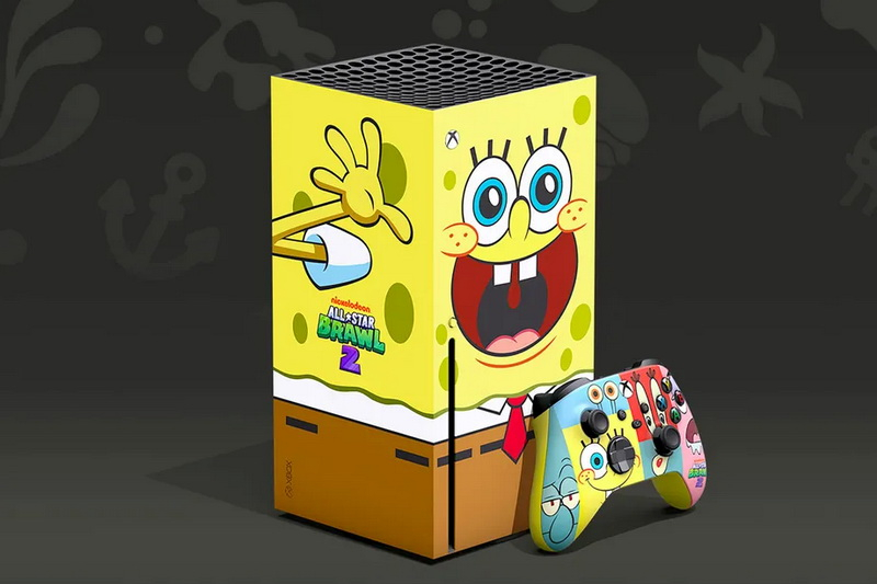 Представлена консоль Xbox Series X в виде Губки Боба за $699