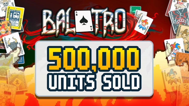 Покерный роглайк Balatro за 10 дней достиг новой вершины продаж, несмотря на скандал с азартными играми