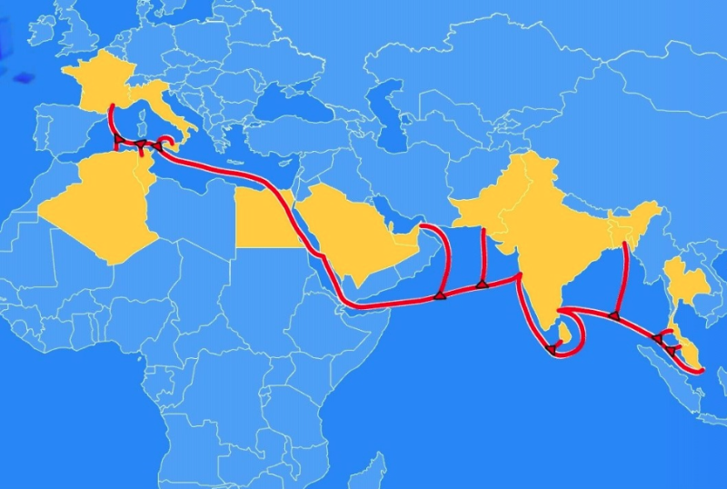Ciena обновит подводный кабель SEA-ME-WE 4 — своевременный апгрейд на фоне обрывов в Красном море