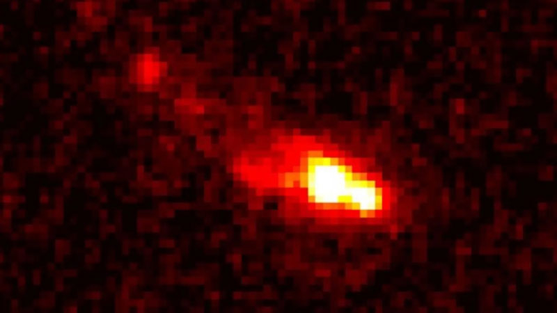 «Джеймс Уэбб» обнаружил самые первые сливающиеся галактики — в те времена этого не должно было случиться