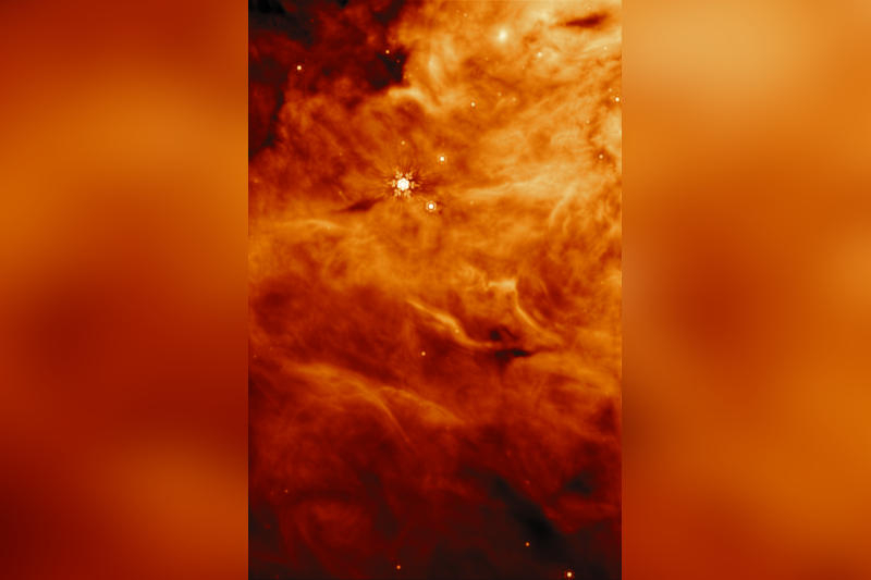  Снимок протозвезды IRAS 23385. Источник изображения: webbtelescope.org 