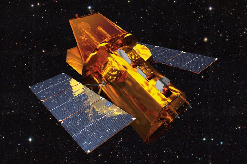  Космическая обсерватррия Swift в представлении художника. Источник изображения: NASA 