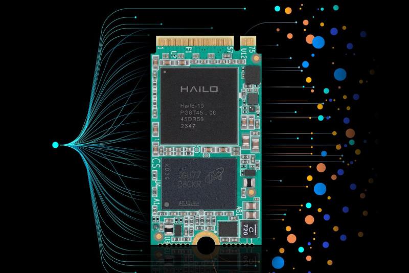M.2-модуль Hailo-10 обеспечивает ИИ-производительность до 40 TOPS