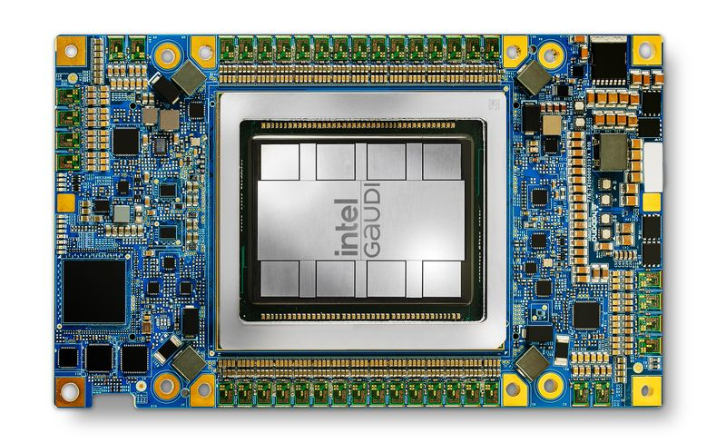 Intel  - Gaudi 3,   NVIDIA H100    