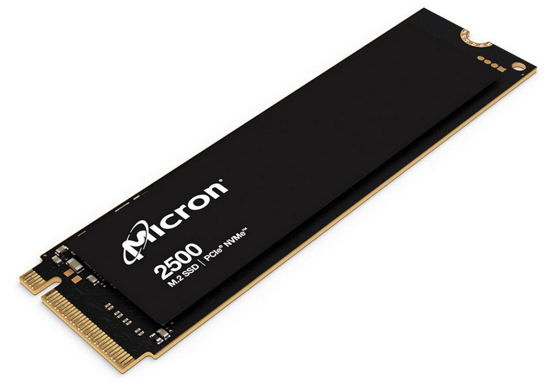 Представлены Micron 2500  неожиданно быстрые SSD на новейшей 232-слойной памяти QLC