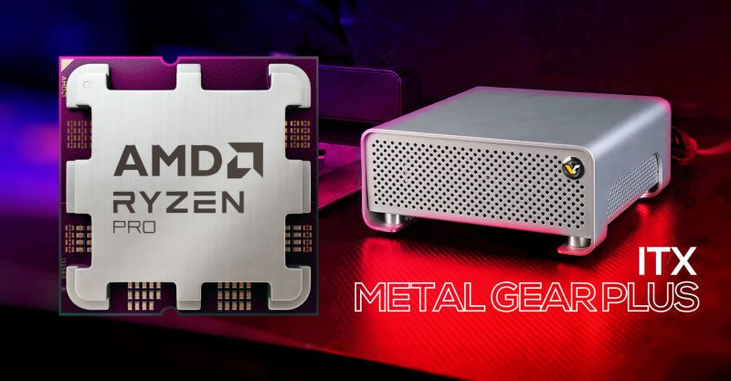 Gigabyte представила мини-ПК Metal Gear Plus ITX на базе десктопных процессоров AMD Ryzen 8000G