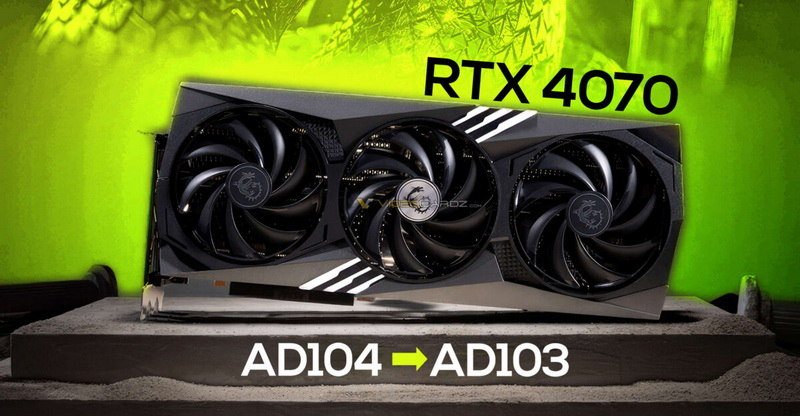 Nvidia   GeForce RTX 4070    AD103