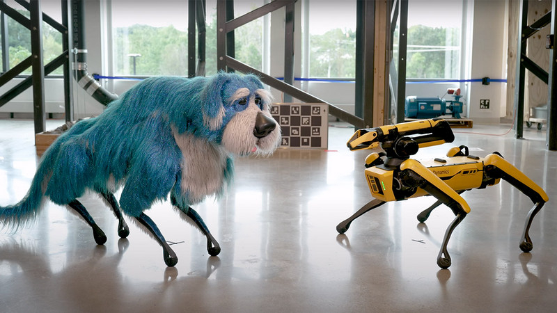 Boston Dynamics показала Sparkles  мохнатого робопса, который умеет танцевать
