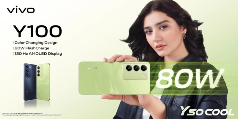 Представлен смартфон Vivo Y100  Snapdragon 685, AMOLED-дисплей и быстрая 80-Вт зарядка