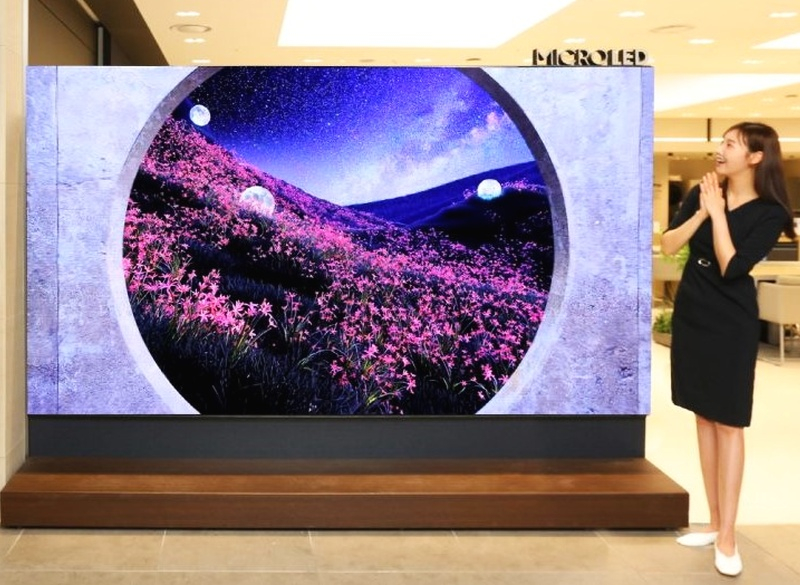 Samsung представила крупнейший в мире «ультрапремиальный» телевизор — 114 дюймов Micro-LED за $132 500