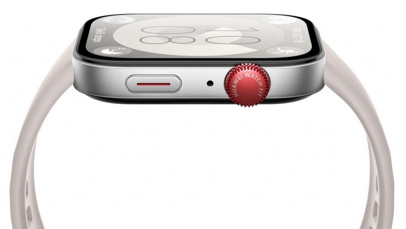 Huawei представила смарт-часы Watch Fit 3, которые внешне похожи на Apple Watch