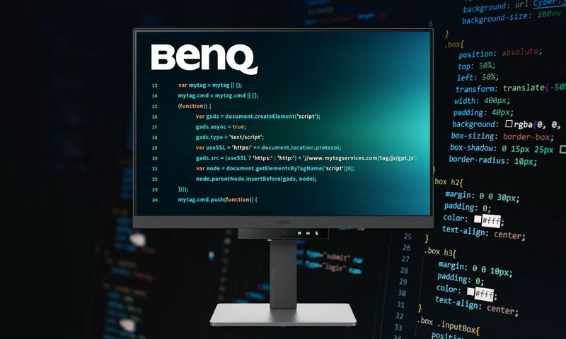 BenQ анонсировала мониторы для программистов со специальным режимом для отображения кода
