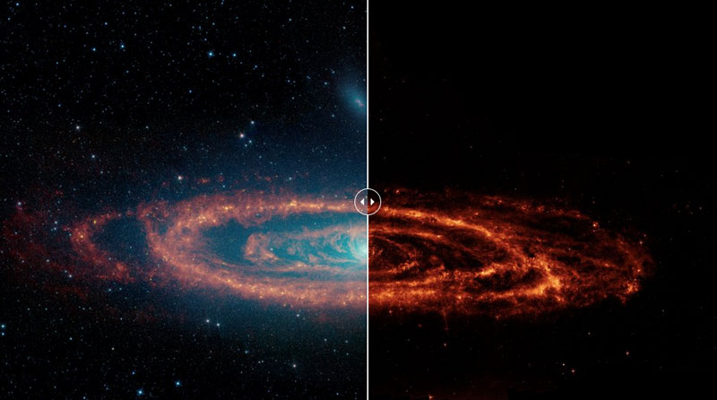Космический телескоп «Спитцер» объяснил пищевые привычки сверхмассивной чёрной дыры — она «кушает» регулярно и понемногу