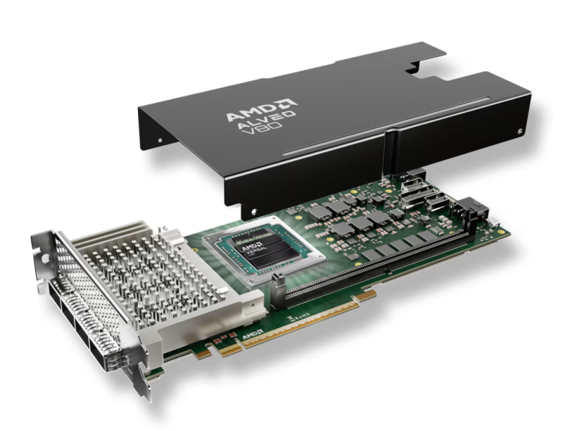 FPGA с HBM2e: AMD без лишнего шума выпустила ускоритель Alveo V80 стоимостью всего $9,5 тыс.