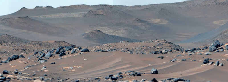  Марсоход будет двигаться по этому ландшафту 