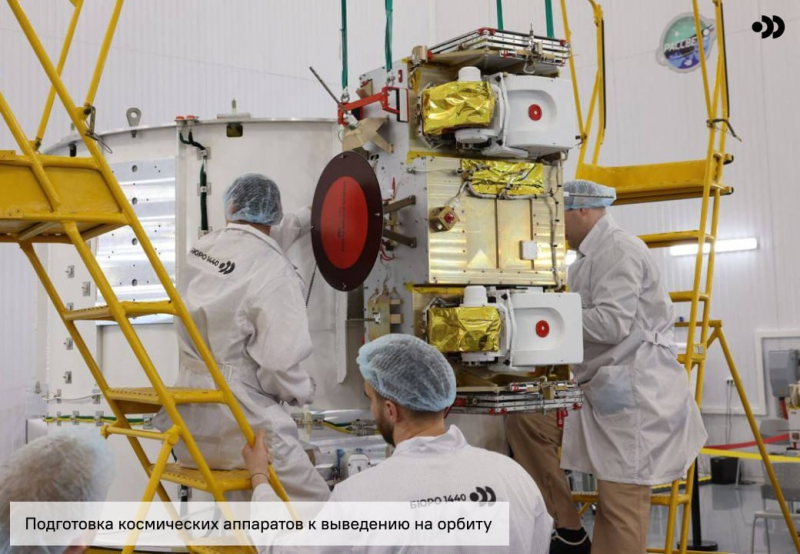  Спутник миссии «Рассвет-2» с поддержкой 5G компании «Бюро 1440»   Источник изображения: Минцифры РФ 