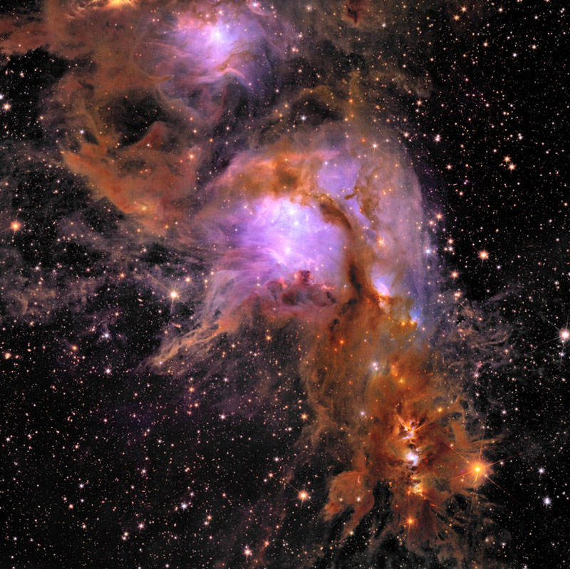  Детализированное изображение области звездообразования Мессье 78 